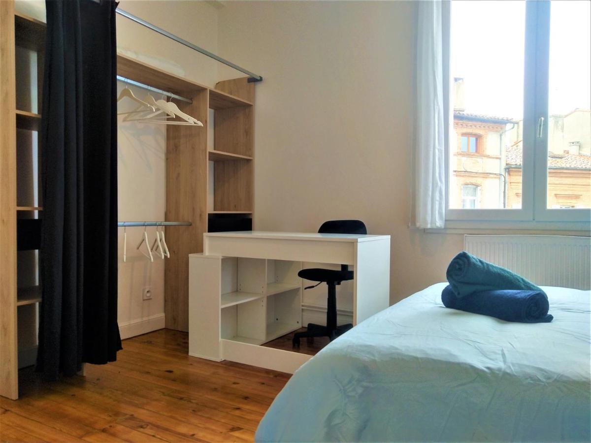 Chambre Privee Et Spacieuse Au Sein D'Un Logement Partage - Central, Quartier Villebourbon - 3 Chambres Doubles - 2 Balcons - Places De Stationnements Gratuites - 5 Min A Pied Gare Et Hypercentre Μοντωμπάν Εξωτερικό φωτογραφία