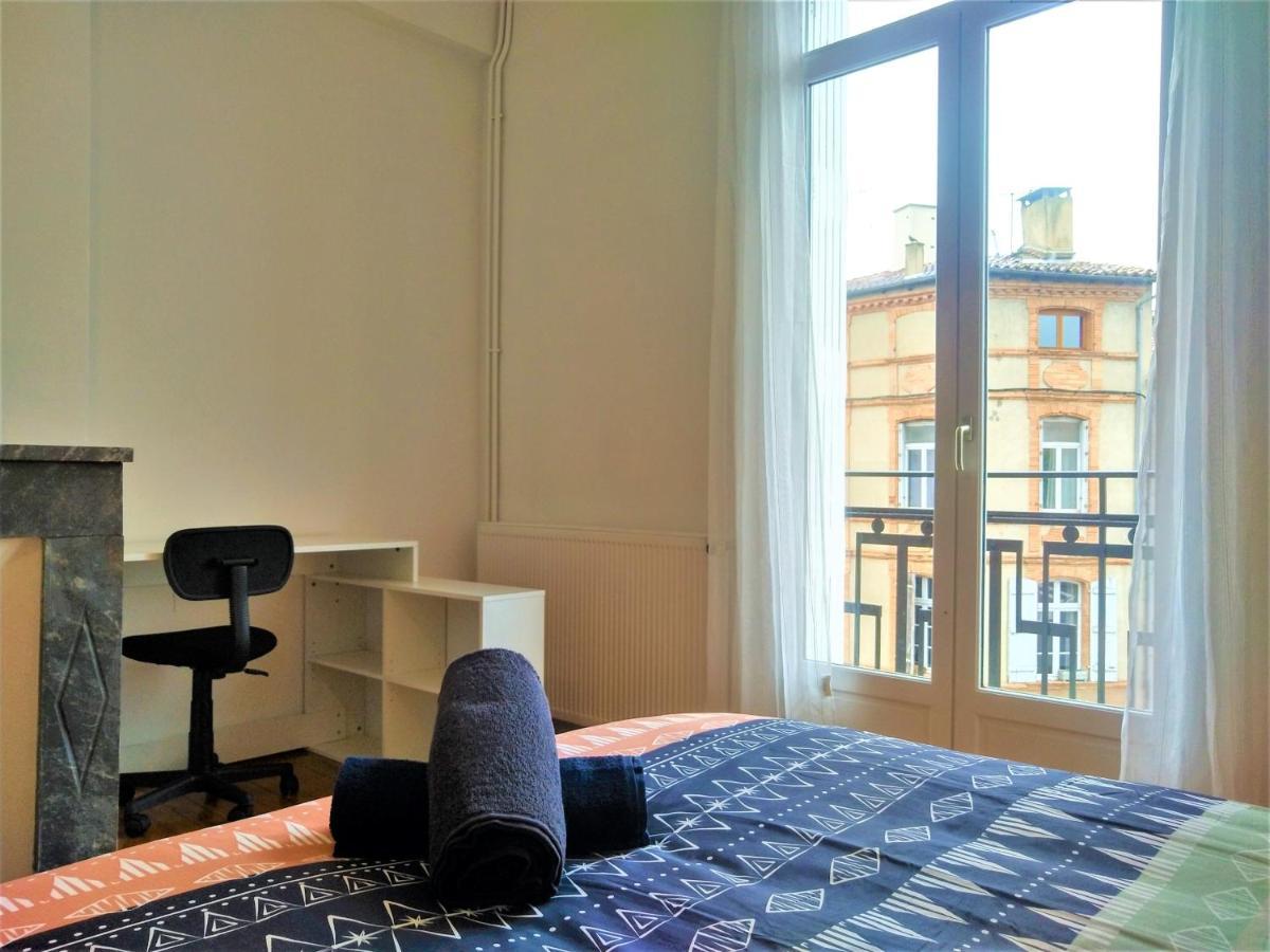 Chambre Privee Et Spacieuse Au Sein D'Un Logement Partage - Central, Quartier Villebourbon - 3 Chambres Doubles - 2 Balcons - Places De Stationnements Gratuites - 5 Min A Pied Gare Et Hypercentre Μοντωμπάν Εξωτερικό φωτογραφία